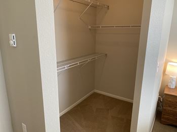 Spacious closets